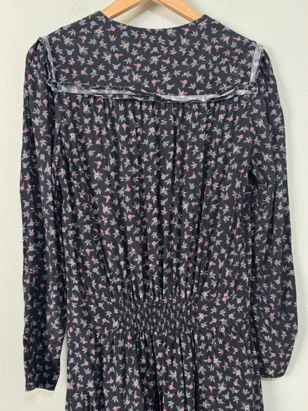 Zadig & Voltaire Remus Liberty Floral Dress Size Small Dark Floral - Picture 8 of 13